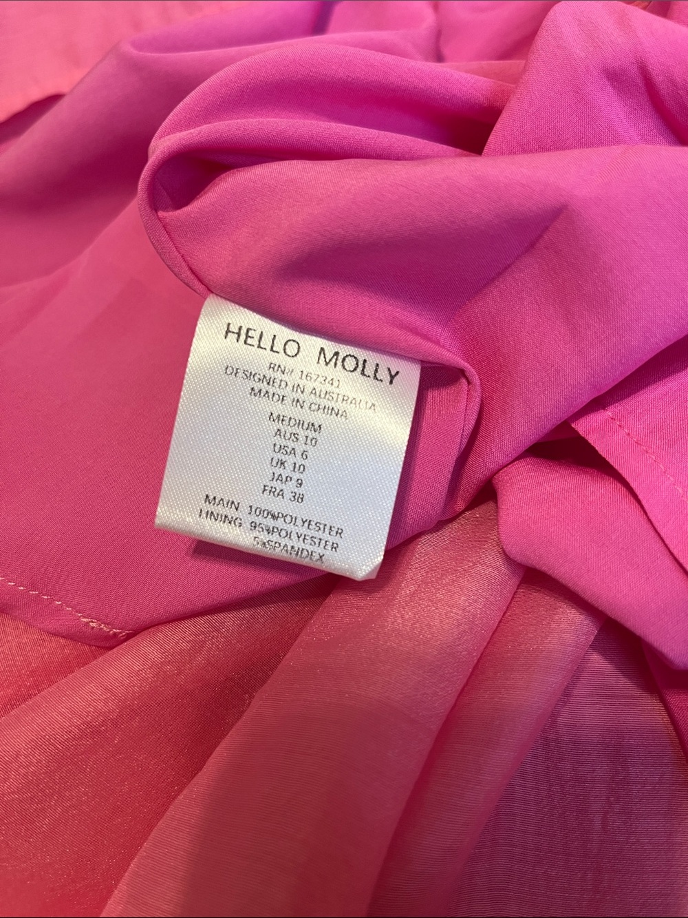 Hello Molly Pink Spaghetti Strap Dress - Picture 6 of 6